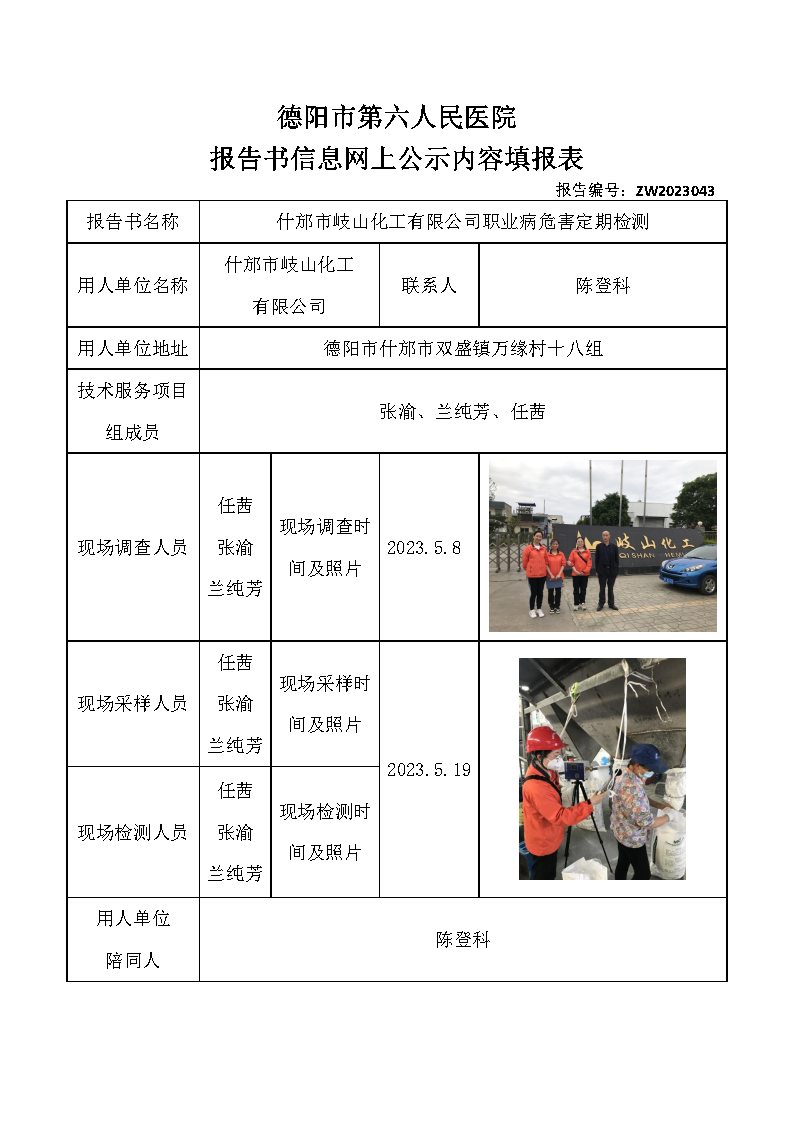 什邡市岐山化工有限公司职业病危害定期检测ZW2023043.png